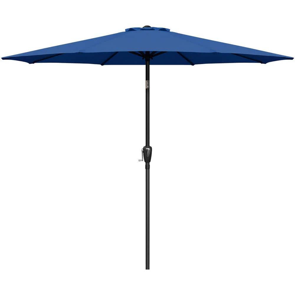 AQQRRA 9 ft. Powder Coated Poles Market Umbrella Outdoor UV-Protection ...