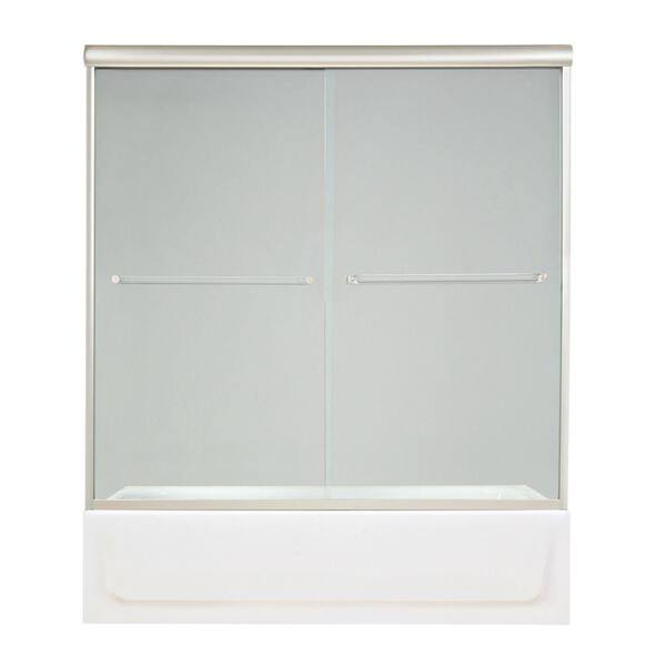 MAAX Luminous 54 in. to 59-1/2 in. W Tub Door in Chrome-DISCONTINUED