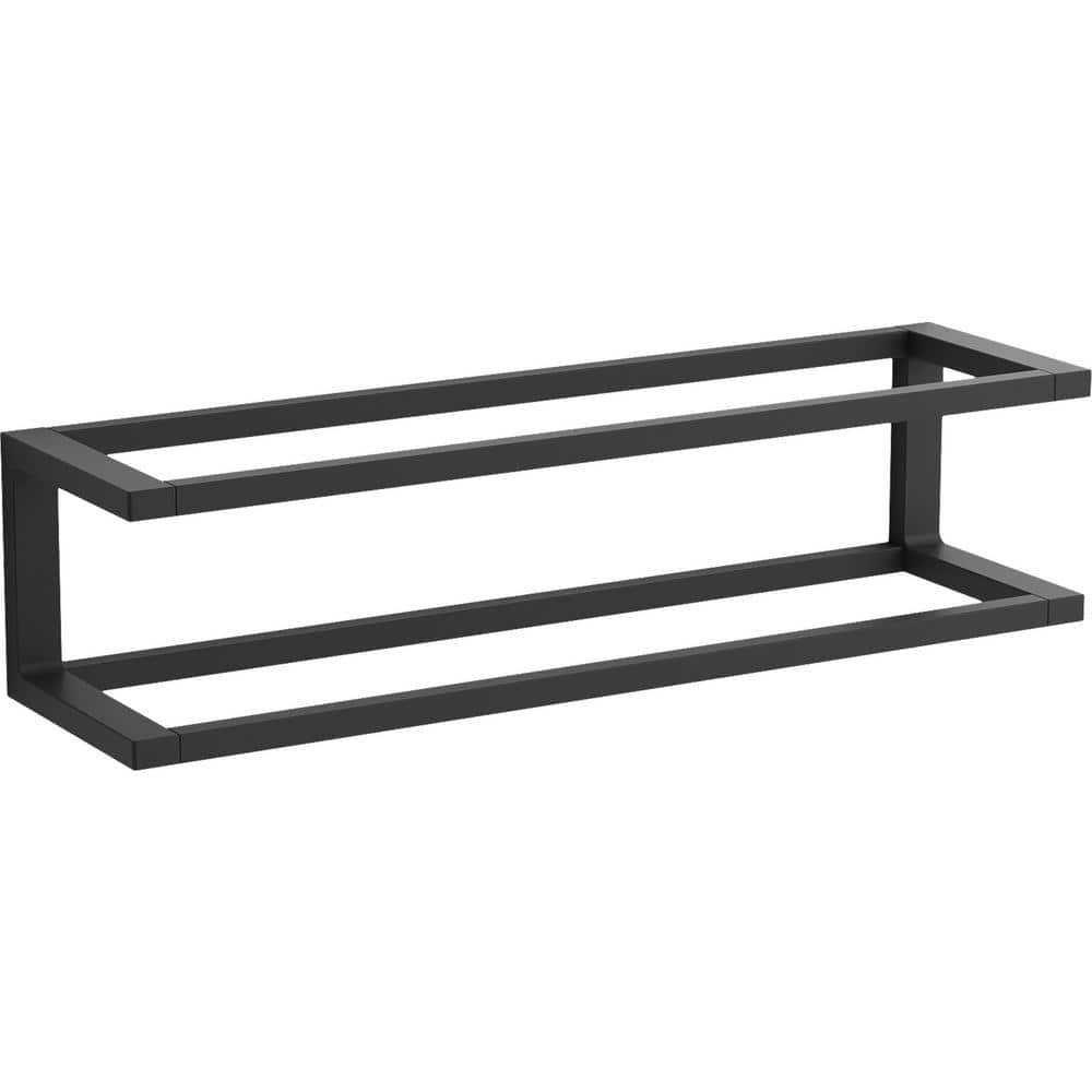 KOHLER Draft 18 in. Towel Bar Frame in Matte Black K 22561BL The