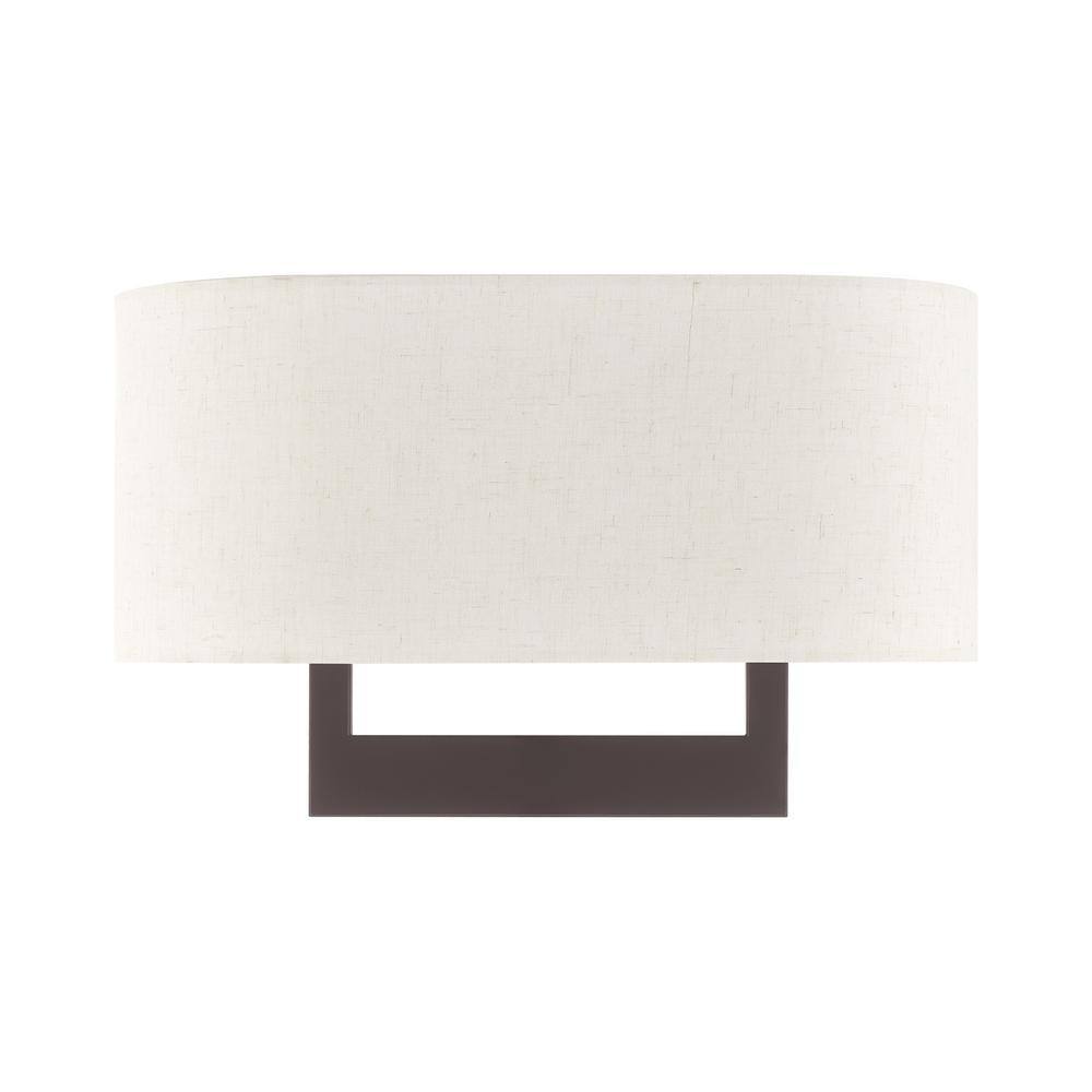 Bronze 3-Light Direct Wired Electric Wall Sconce