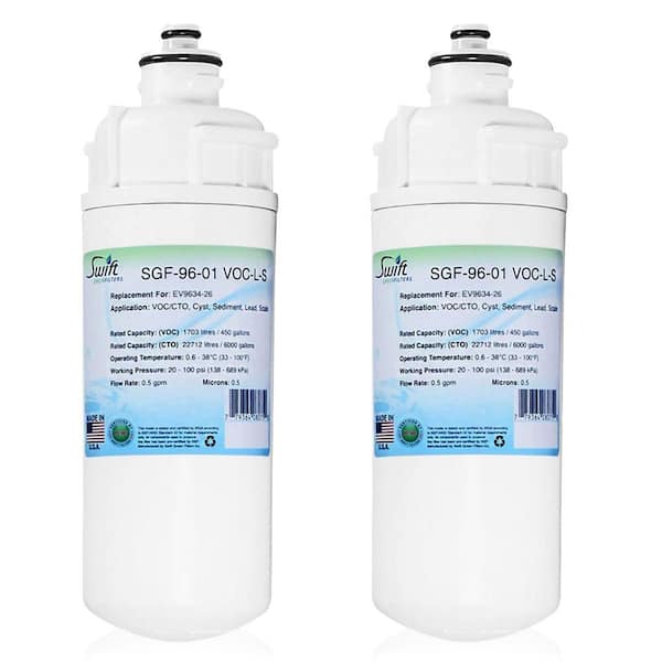 Swift Green Filters SGF-96-01 VOC-L-S Compatible Commercial Water Filter for EV9634-26, EV9730-06 (2-Pack)
