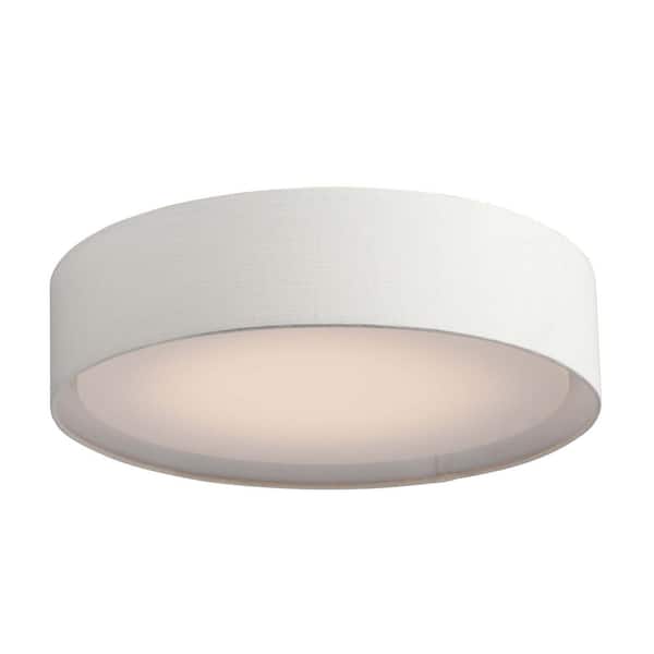 Maxim Lighting Prime 20 in. Oatmeal Integrated LED Flushmount Light