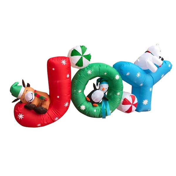 joy inflatable christmas