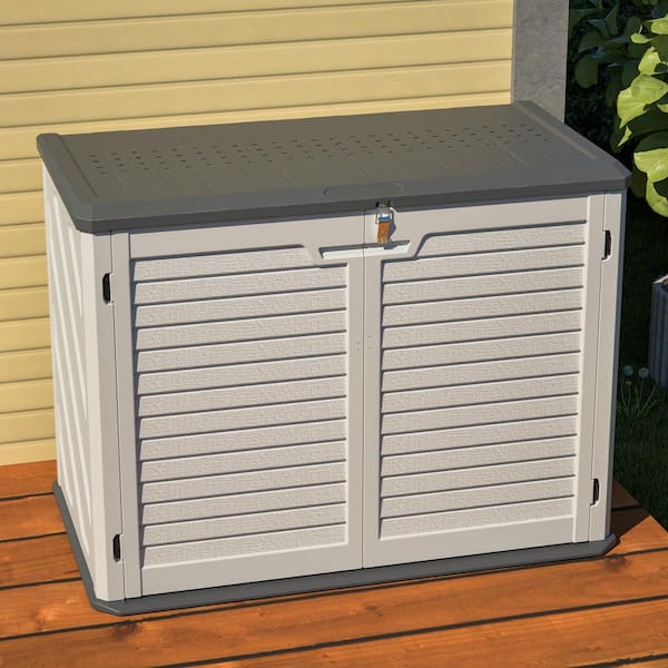 52.3 in. W x 29.7 in. D x 38.9 in. H Horizontal Resin Outdoor