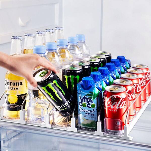 ジャーナルスタンダードレリューム☆ハイゲージフーデイ Wudkey 5-Piece White Drink Organizer for Fridge Holds up to 25