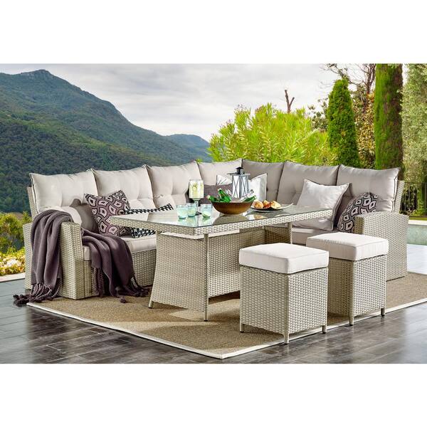 La rattan garden discount furniture