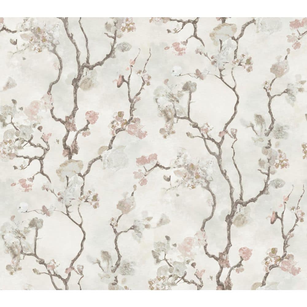 Avril Chinoiserie Blush Pink Wallpaper