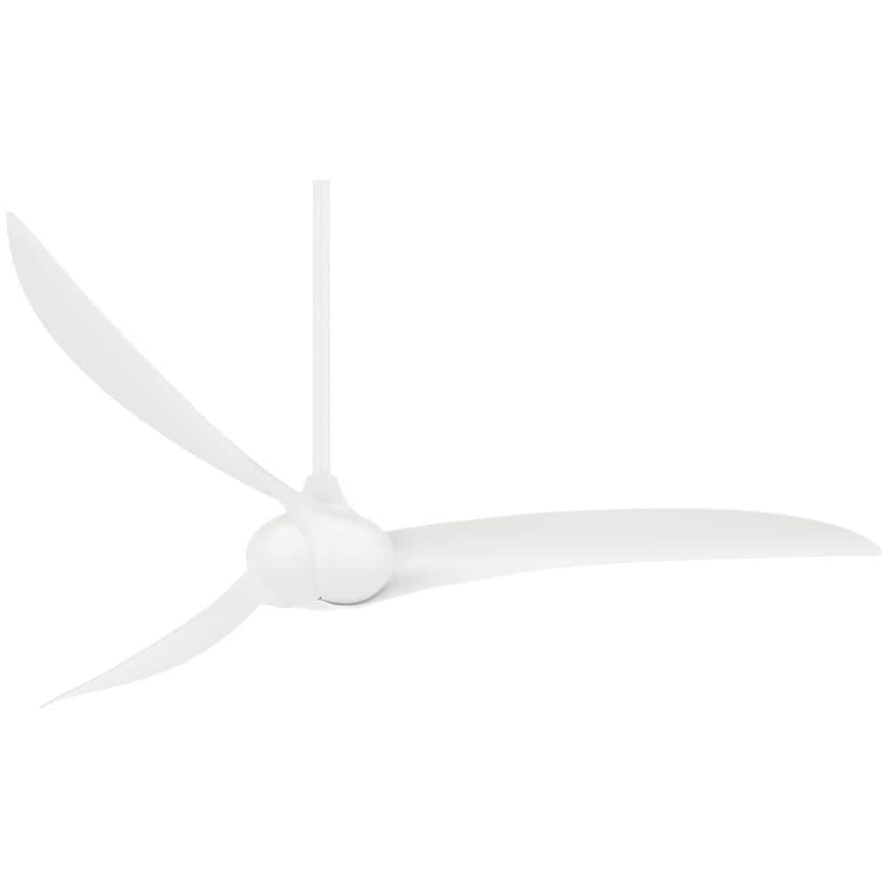 MINKA-AIRE Wave 65 in. Indoor White Ceiling Fan with Remote