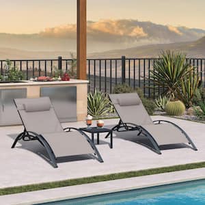 PURPLE LEAF Oversized Chaise Lounge Outdoor Beach Pool Sunbathing