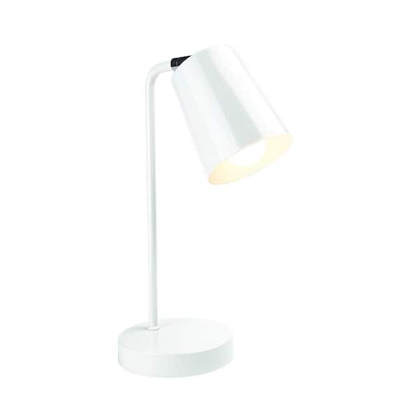 Edano LED Table Lamp White/Chrome - Lucande - Buy online