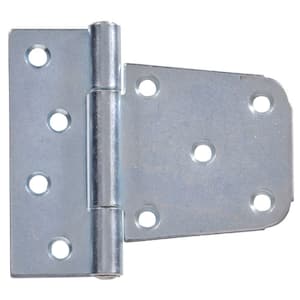 3-1/2 in. Heavy Duty T-Hinge in Zinc-Plated for 2 x 4 or 4 x 4 Post Applications (5-Pack)