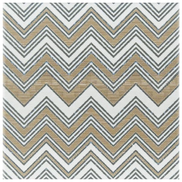 Merola Tile Boheme Wave 7-3/4 in. x 7-3/4 in. Ceramic Floor and Wall Tile (0.43 sq. ft./Each)