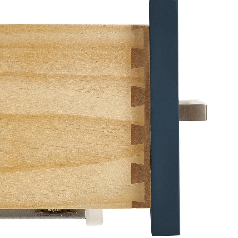 Midnight Blue 36" Solid Wood Freestanding Vanity Cabinet