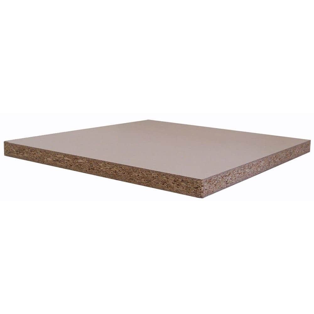 3/4 in. x 48 in. x 8 ft. White Melamine Panel 1605460 - The Home Depot