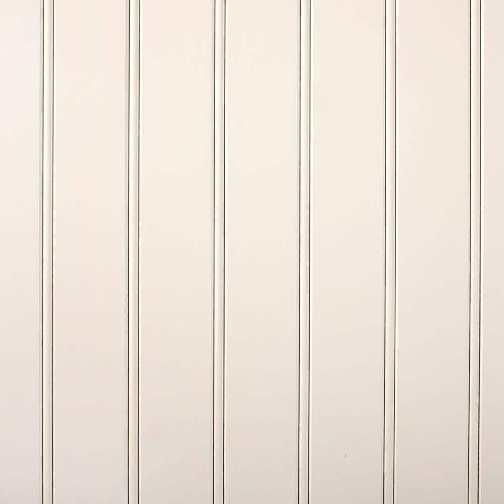 Style Selections 48-in x 96-in Beaded White Hardboard Wall Panel in the Wall  Panels department at