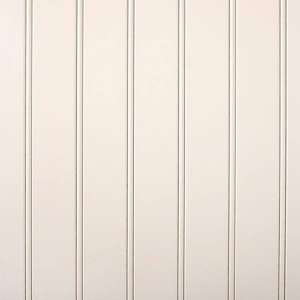 3 16 In X 24 32 Primed White Mdf Beaded Wainscot Panel 5 Sq Ft 8203494 Primed White Mdf Beaded Wainscot Panel, Beadboard Ceiling Panels Home Depot