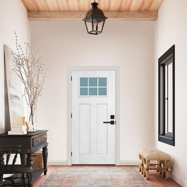 JELD-WEN Smooth Pro 36 in. x 80 in. 2 Panel Right Hand 6