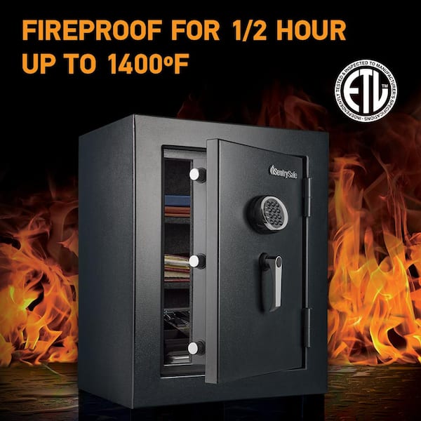3.4 cu. ft. Fireproof & Waterproof Safe with Digital Combination Lock