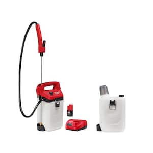 M12 12-Volt 2 Gal. Lithium-Ion Cordless Handheld Sprayer Kit with 2.0 Ah Battery and Charger, Extra 2 Gal. Tank