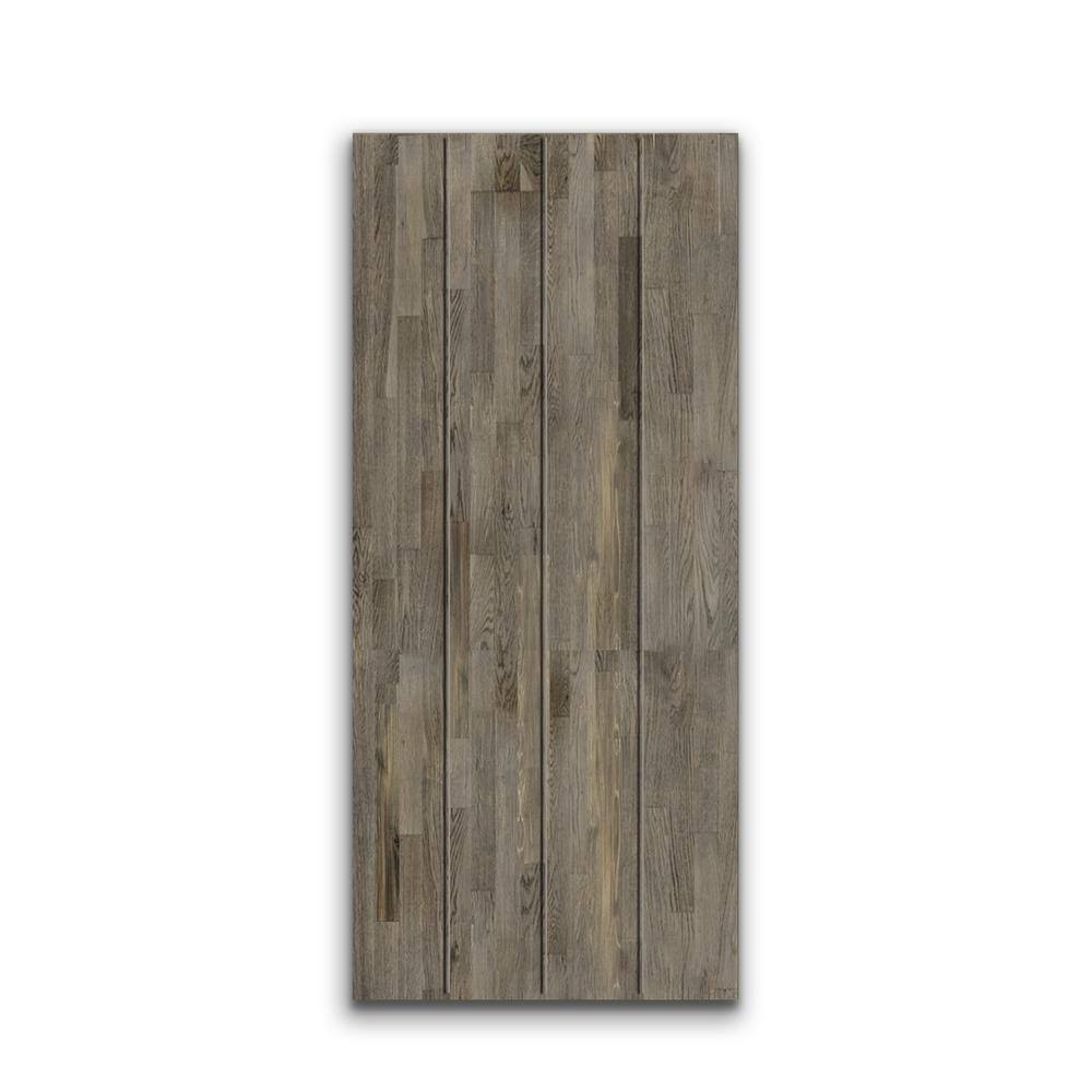 30 in. x 80 in. Hollow Core Weather Gray-Stained Pine Wood Interior Door Slab price history on PriceWatchPro