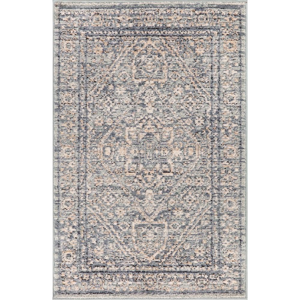 Mystic Medallion Blue 3 ft. x 4 ft. Traditional Area Rug price history on PriceWatchPro