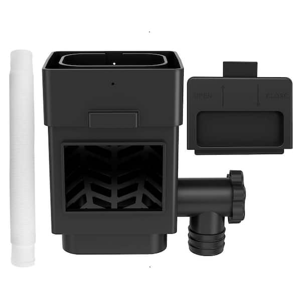 Unbranded Residential Downspouts,Rain Barrel Diverter Kit with Adjustable Valve and Filter,5 ft. ,for 2in. x 3in. or 3in. x 4in.