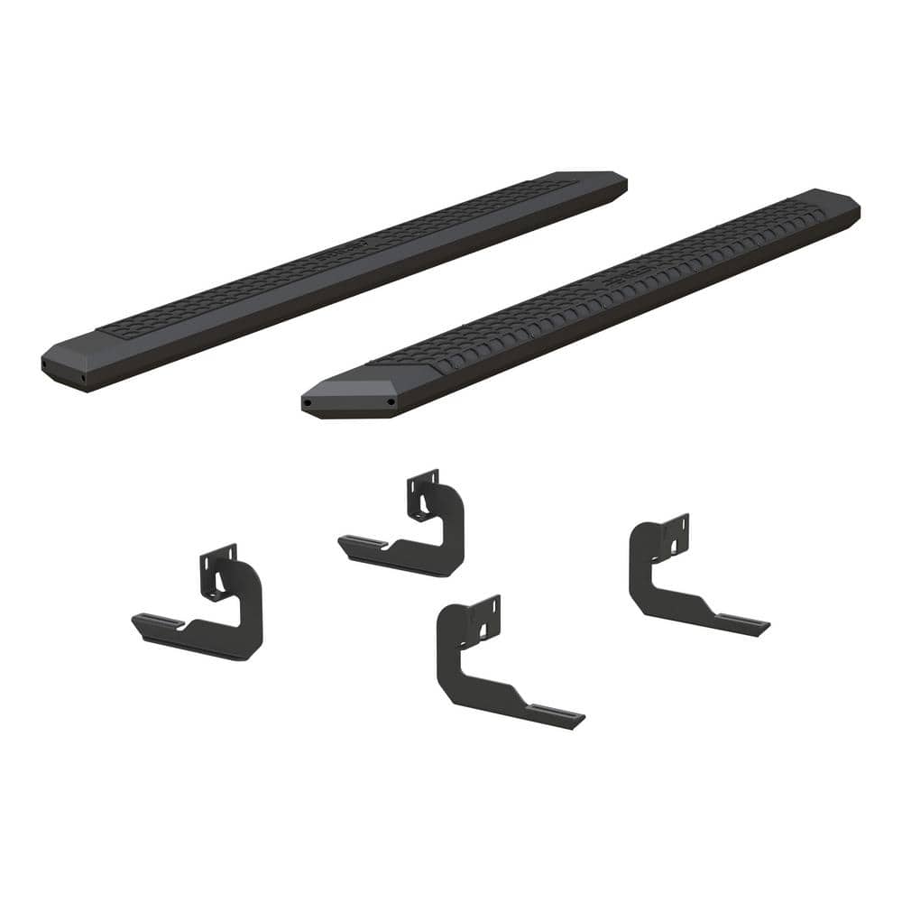 AdvantEDGE Black Aluminum 85-Inch Truck Running Boards, Select Ford F-150 -  Aries, 2556009