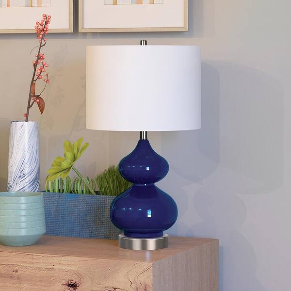 Navy Blue Glass Table Lamp, Wayfair Navy Blue Table Lamps