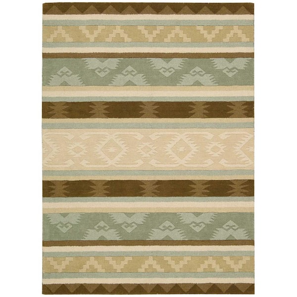 Nourison India House Sage 5 ft. x 8 ft. Area Rug
