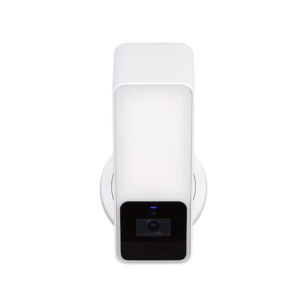 eve Outdoor Cam – Smart Wired Dimmable Outdoor Floodlight, works with Apple Home, 2-Way Comm, End-to-End Encryption (White)