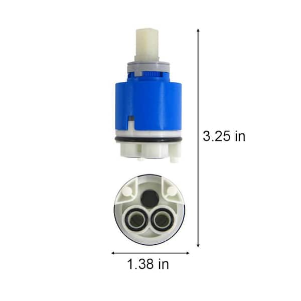 3 1/4 in. Square Broach Cartridge for Moen Replaces 121549