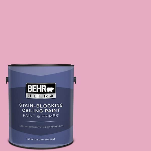 1 gal. #P130-3 Little Princess Ceiling Flat Interior Paint and Primer