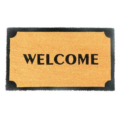 18 by 30 Achim Home Furnishings COM1830DS6 Daisy Coco Door Mat 18 by 30 Achim Home Furnishings COM1830DS6 Daisy Coco Door Mat