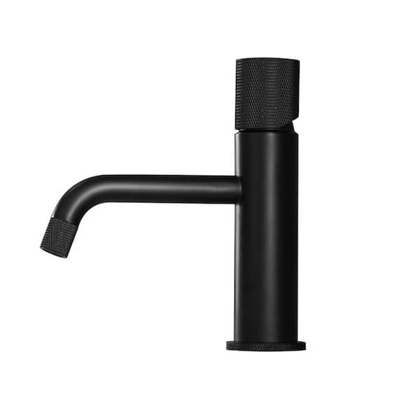 Modern Contemporary Black Bathroom Faucet 1 Handle Bidet Faucet with Hot Cold Water Mixer Tap in Black