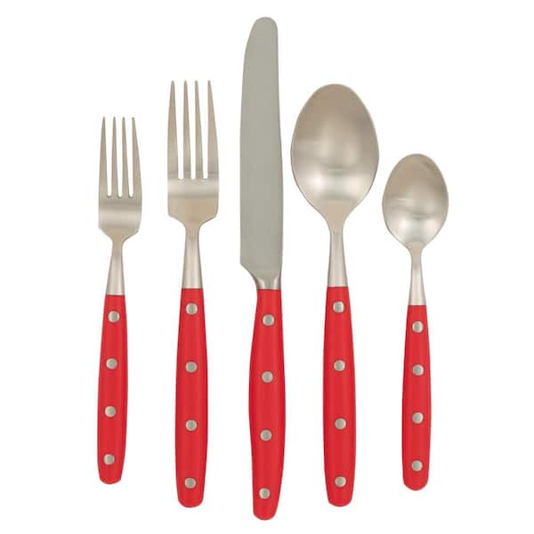 Unbranded Lyon Poppy (Bright Red) 20-Piece (Service for 4)