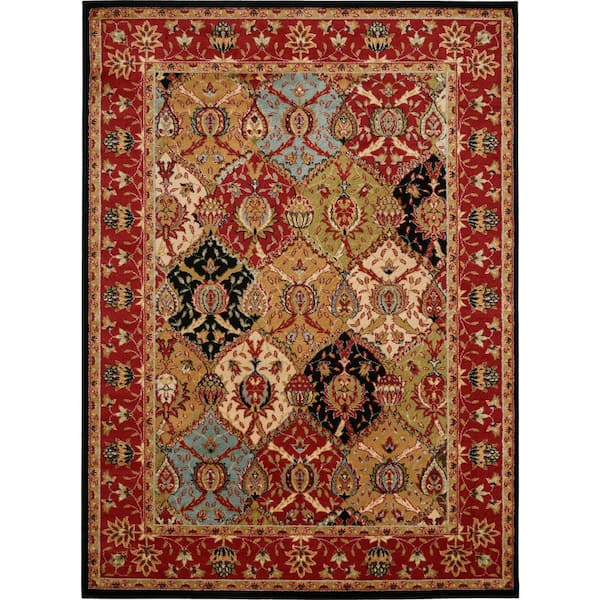 Nourison Modesto Reverie Multicolor 5 ft. x 7 ft. Persian Traditional Area Rug
