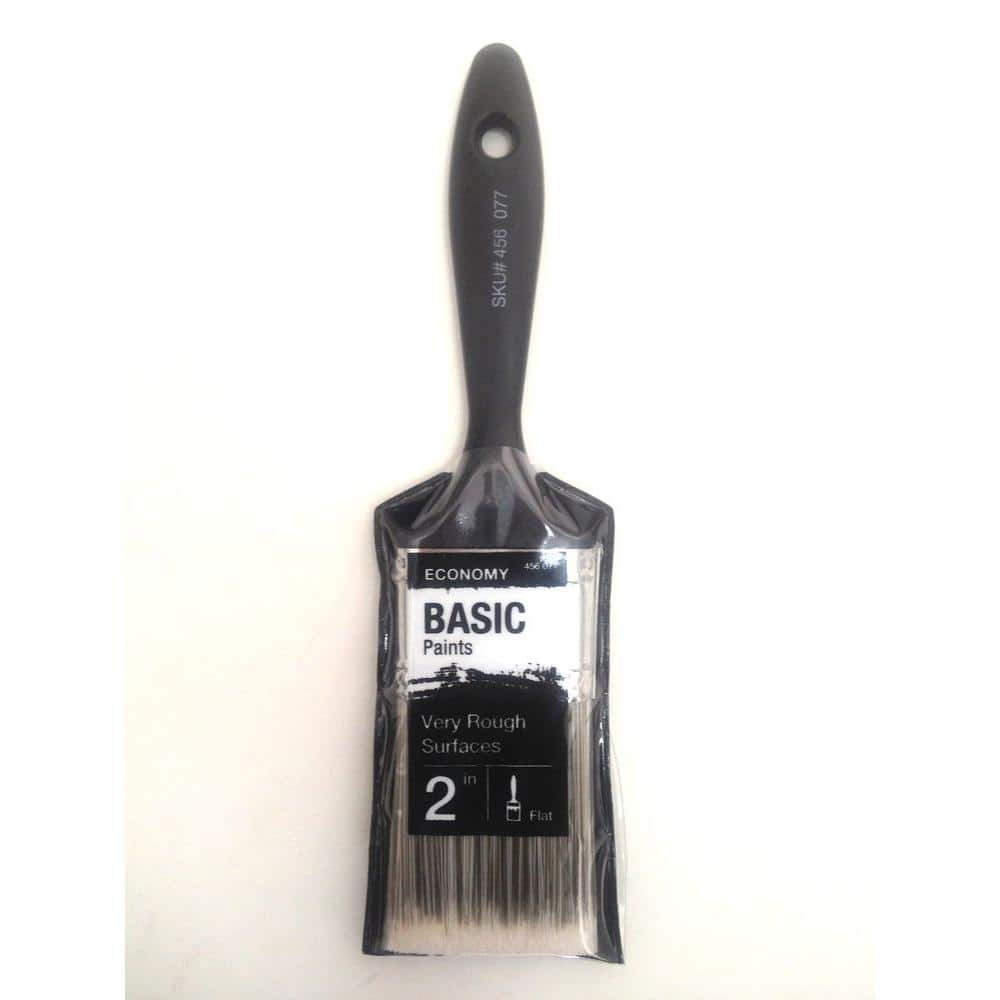 Economy 2 In Flat Brush THD01603 The Home Depot   Paint Brushes Thd01603 64 1000 