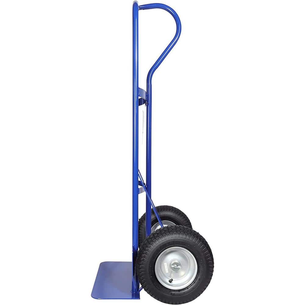 Pro-Lift Blue Steel Heavy Duty Hand Truck with Pneumatic Wheels