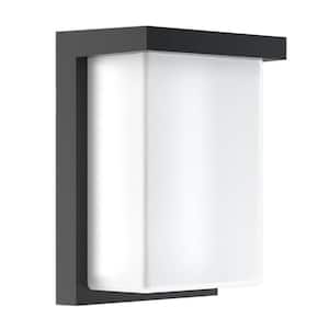 Altus Black Outdoor Hardwired Wall Sconce with Integrated LED 1920 Lumens