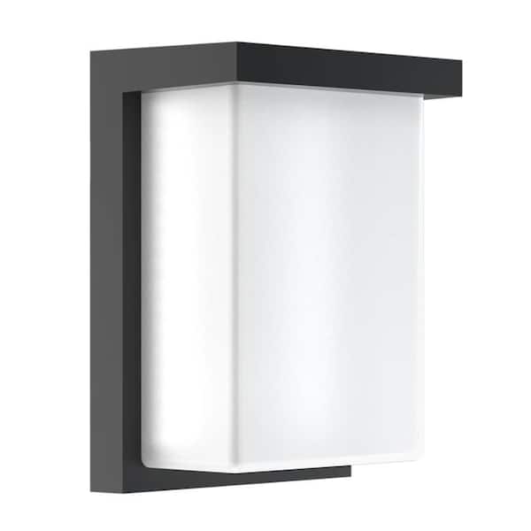 BEYOND LED TECHNOLOGY Altus Black Outdoor Hardwired Wall Sconce with Integrated LED 1920 Lumens