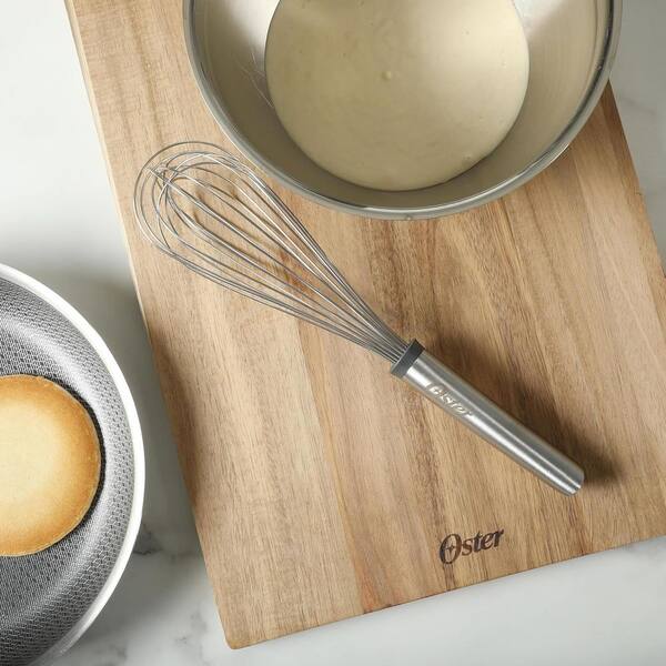 12.4 in. Stainless Steel Whisk in Silver