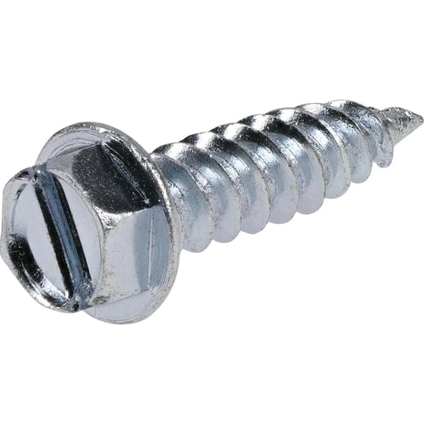 Everbilt 10 x 3/4 in. Slotted Drive External Hex Flange HexHead Self