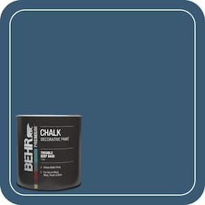 BEHR PREMIUM 1 qt. #PPU15-03 Dark Cobalt Blue Interior Chalk