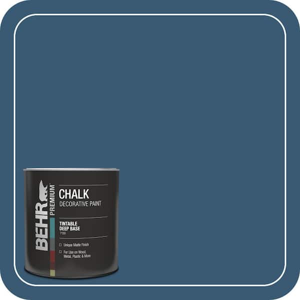 BEHR PREMIUM 1 qt. #M500-6 Express Blue Interior Chalk Decorative