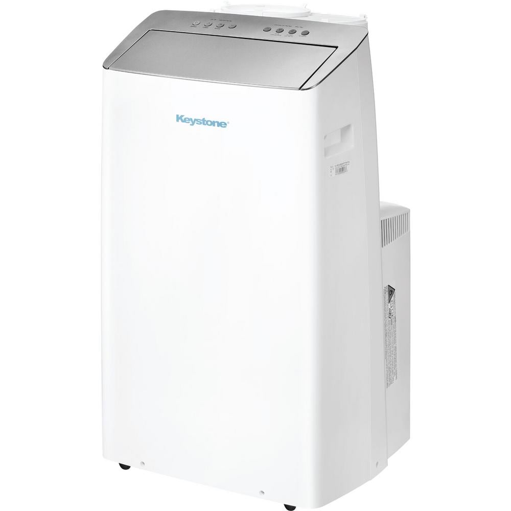 Keystone 14,000 BTU White Portable Air Conditioner with Heater and Remote