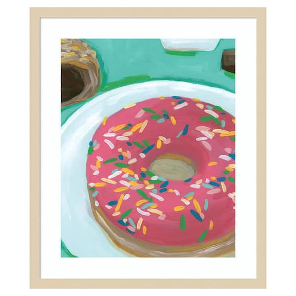 Amanti Art Breakfast of Champions II by June Erica Vess 1 Piece Framed Giclee Food Art Print 25 in. x 21 in.