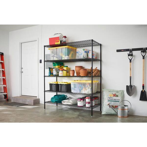 Hdx steel garage storage shop shelving unit