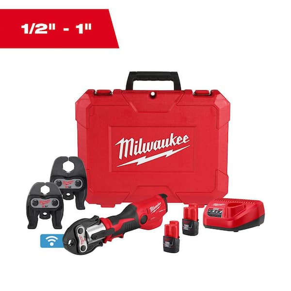 M12 12-Volt Lithium-Ion FORCE LOGIC Copper Press Tool Kit w/ ONE-KEY