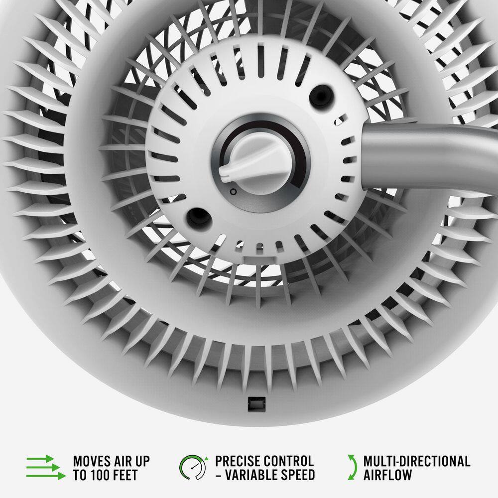 Vornado White Energy Smart Floor Air Circulator Fan
