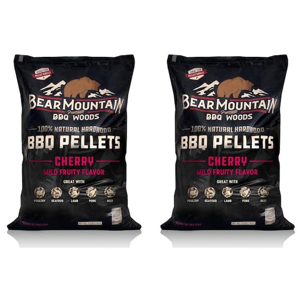 All Natural Hardwood Cherry Smoker Pellets, 40 lbs. (2 Pack)